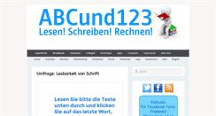 Desktop Screenshot of abcund123.de