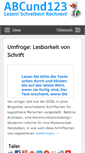 Mobile Screenshot of abcund123.de